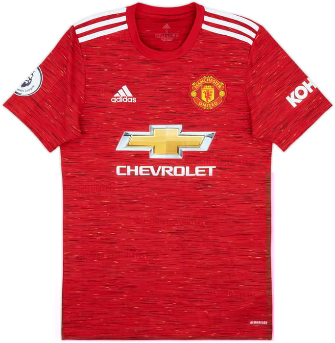 2020-21 Manchester United Home Shirt B.Fernandes #18 - 7/10 - (S)
