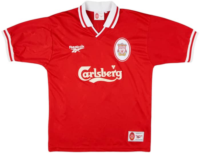 1996-98 Liverpool Home Shirt Fowler #9 - 6/10 - (M)