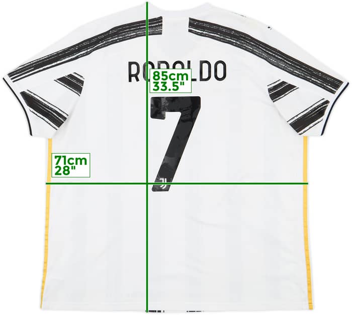 2020-21 Juventus Home Shirt Ronaldo #7 - 9/10 - (3XL)