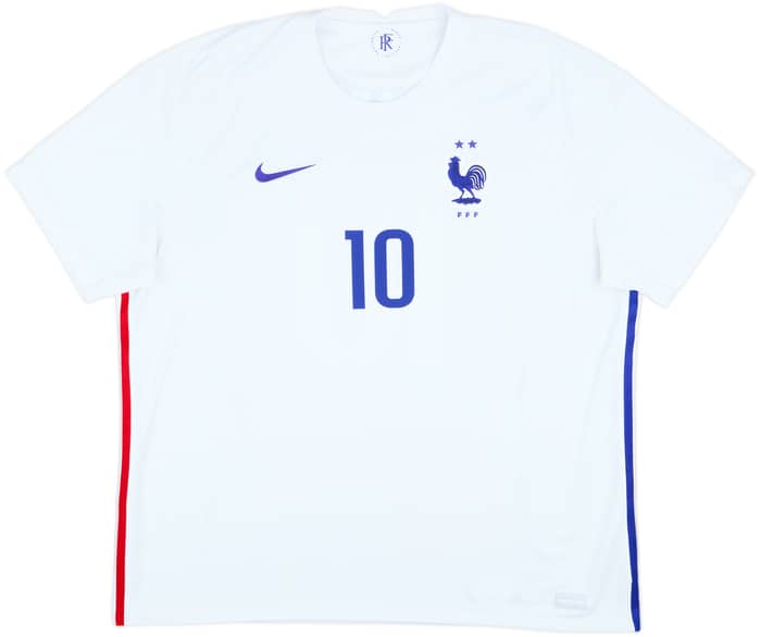 2020-21 France Away Shirt Mbappe #10 - 8/10 - (XXL)