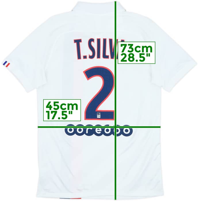 2019-20 Paris Saint-Germain Third Shirt T.Silva #2 - 9/10 - (S)