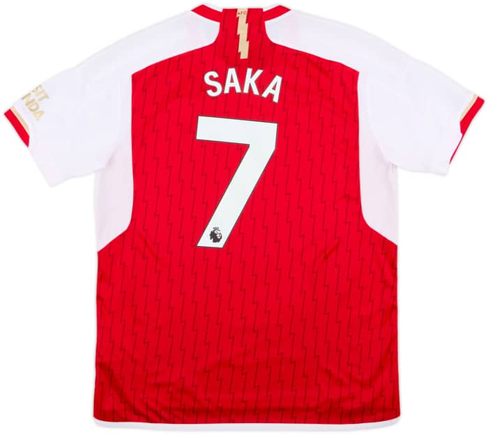 2023-24 Arsenal Home Shirt Saka #7 - 8/10 - (XL)