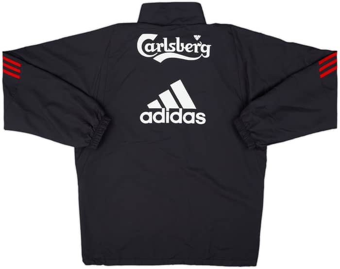 2009-10 Liverpool adidas 1/4 Zip Drill Top - 10/10 - (M)