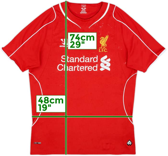 2014-15 Liverpool Home Shirt - 4/10 - (M)