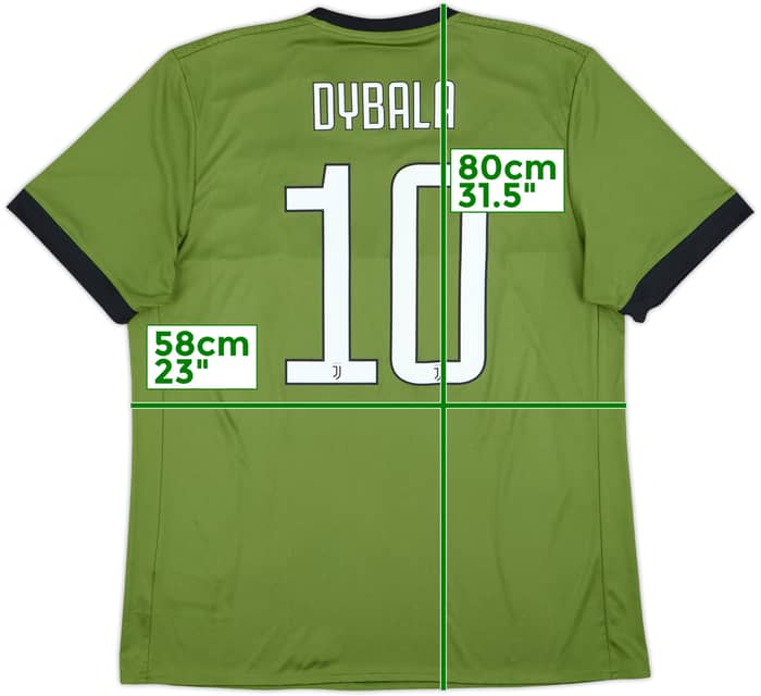 2017-18 Juventus Third Shirt Dybala #10 - 10/10 - (XL)