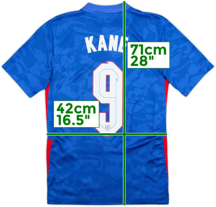 2020-21 England Away Shirt Kane #9 - 10/10 - (XS)