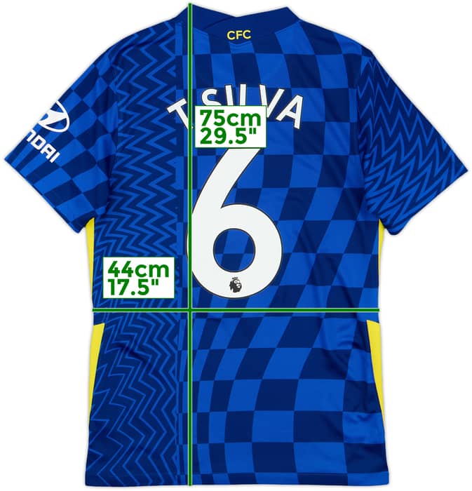 2021-22 Chelsea Home Shirt T.Silva #6 - 8/10 - (S)