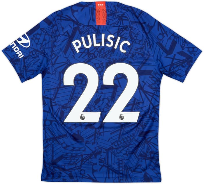 2019-20 Chelsea Home Shirt Pulisic #22 - 8/10 - (S)