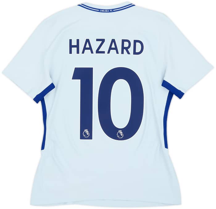 2017-18 Chelsea Authentic Away Shirt Hazard #10 - 8/10 - (Women's S)