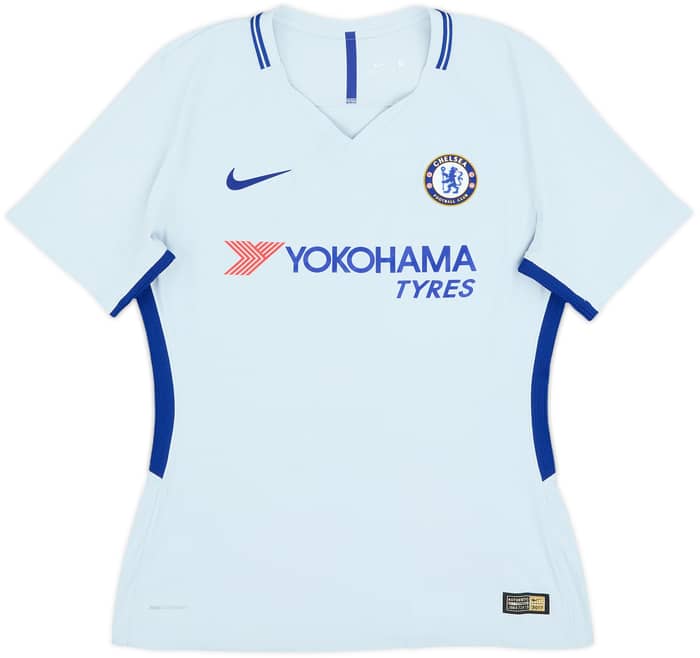 2017-18 Chelsea Authentic Away Shirt Hazard #10 - 8/10 - (Women's S)