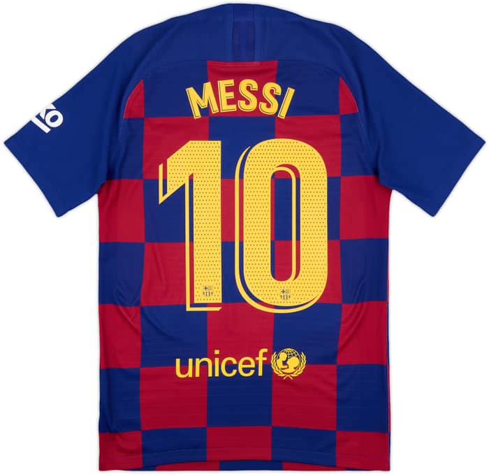 2019-20 Barcelona Authentic Home Shirt Messi #10 - 8/10 - (S)