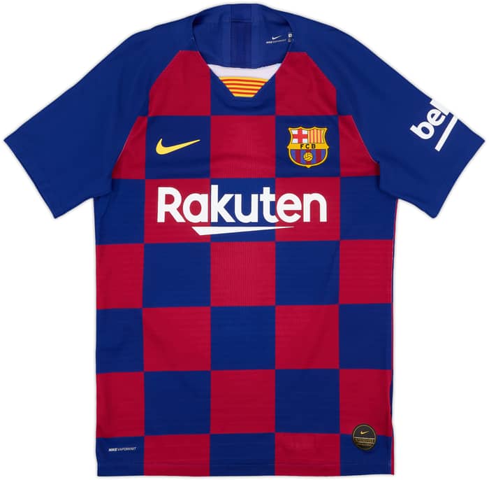 2019-20 Barcelona Authentic Home Shirt Messi #10 - 8/10 - (S)