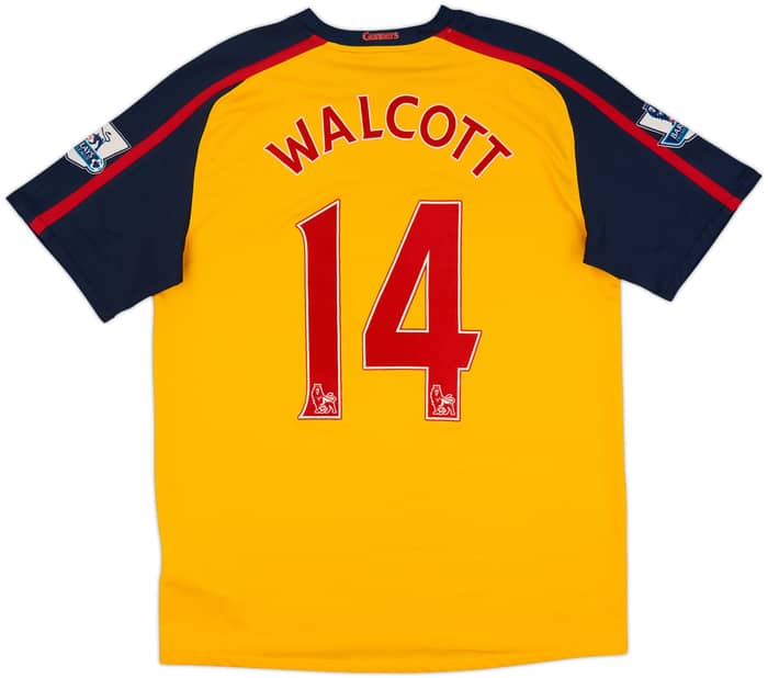 2008-09 Arsenal Away Shirt Walcott #14 - 8/10 - (L)