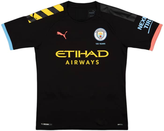 2019-20 Manchester City Away Shirt Kun Aguero #10 - 9/10 - (S)