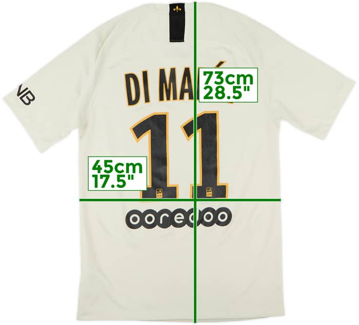 2018-19 Paris Saint-Germain Away Shirt Di Maria #11 - 9/10 - (S)