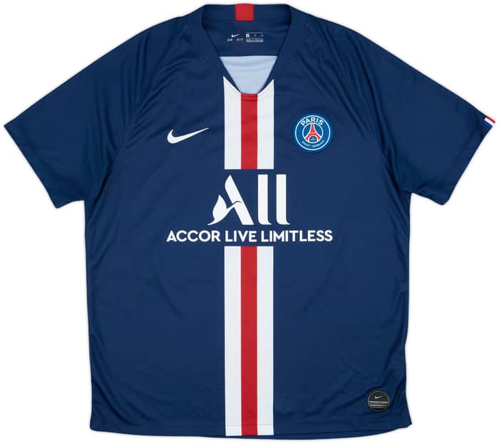 2019-20 Paris Saint-Germain Home Shirt Mbappe #7 - 10/10 - (XL)