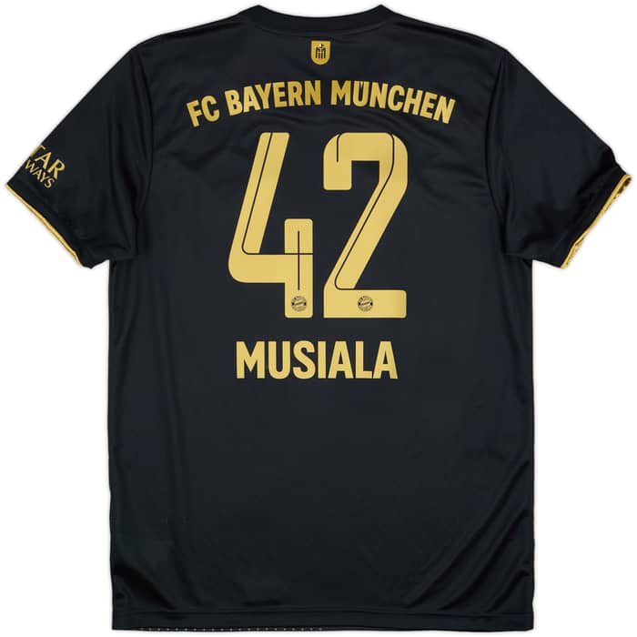 2021-22 Bayern Munich Away Shirt Musiala #42 - 9/10 - (L)