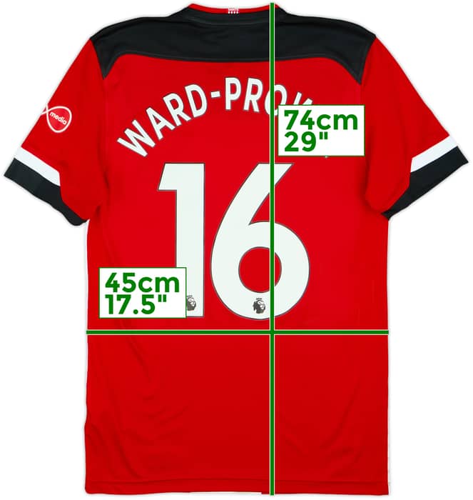 2019-20 Southampton Home Shirt Ward-Prowse #16 - 8/10 - (S)