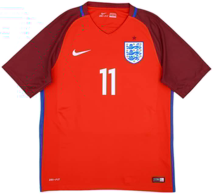 2016-17 England Away Shirt Vardy #11 - 8/10 - (M)