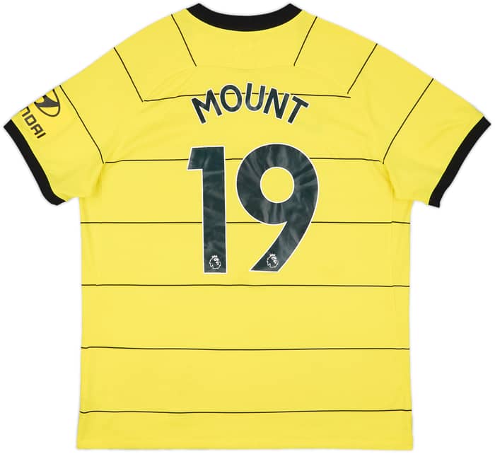 2021-22 Chelsea Away Shirt Mount #19 - 7/10 - (XL)