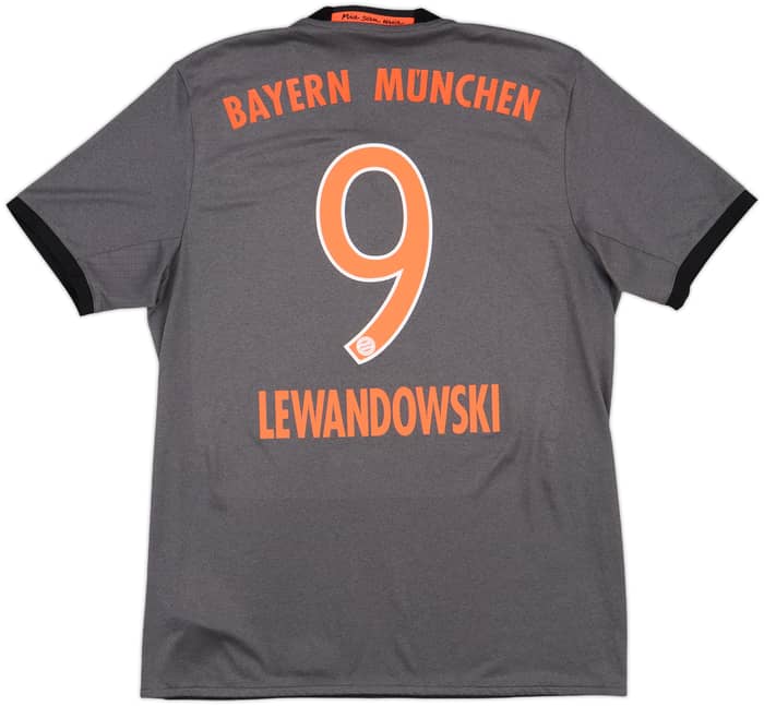 2016-17 Bayern Munich Away Shirt Lewandowski #9 - 8/10 - (M)
