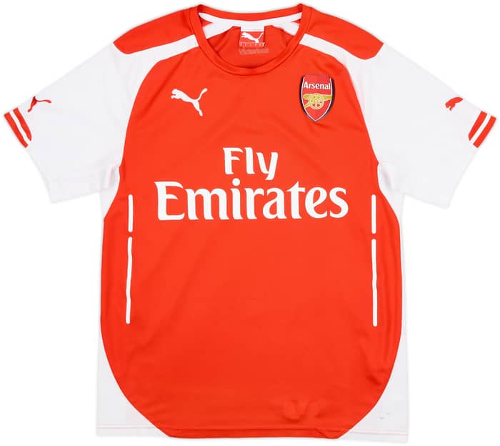 2014-15 Arsenal Home Shirt Arteta #8 - 8/10 - (S)