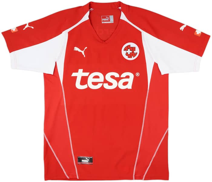 2004-06 Switzerland Home Shirt Lerch - 6/10 - (L)