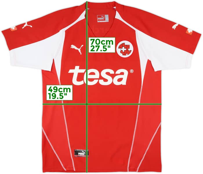 2004-06 Switzerland Home Shirt Lerch - 6/10 - (L)