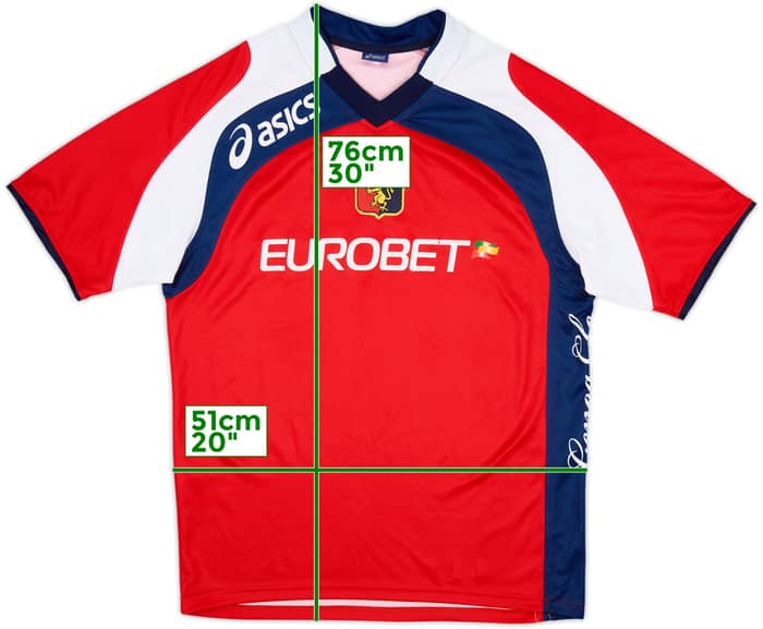 2009-10 Genoa Asics Training Shirt - 10/10 - (L)