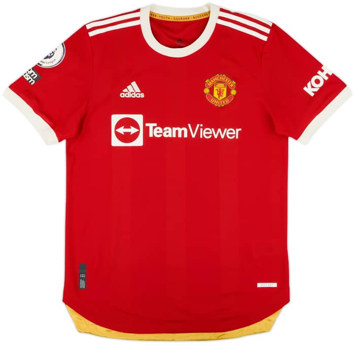 2021-22 Manchester United Authentic Home Shirt Sancho #25 - 10/10 - (M)
