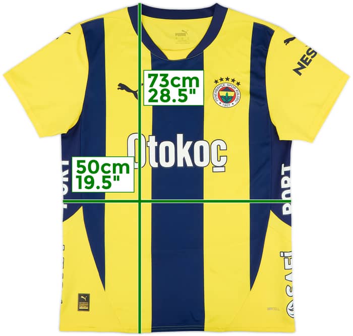 2024-25 Fenerbahce Home Shirt - 9/10 - (M)