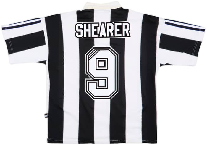 1995-97 Newcastle Home Shirt Shearer #9 - 7/10 - (S)