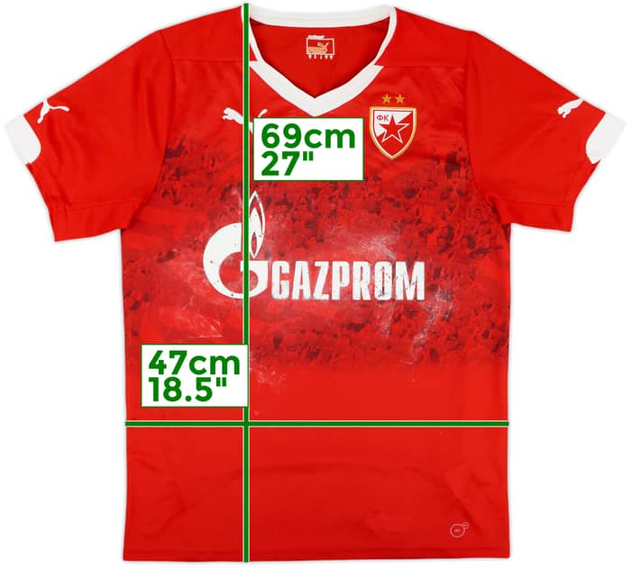 2014-15 Red Star Belgrade Away Shirt - 5/10 - (S)