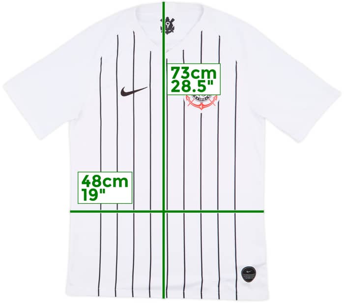 2019 Corinthians Home Shirt - 7/10 - (M)