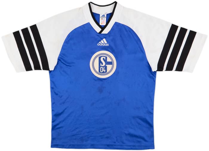 1998-99 Schalke adidas Training Shirt - 6/10 - (S)