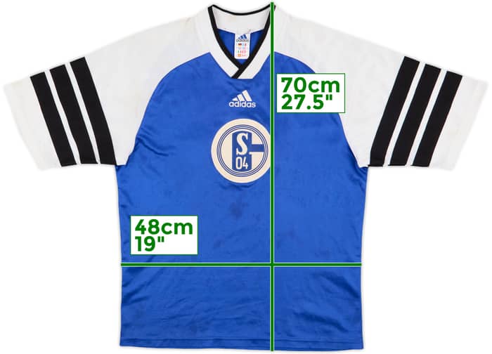 1998-99 Schalke adidas Training Shirt - 6/10 - (S)