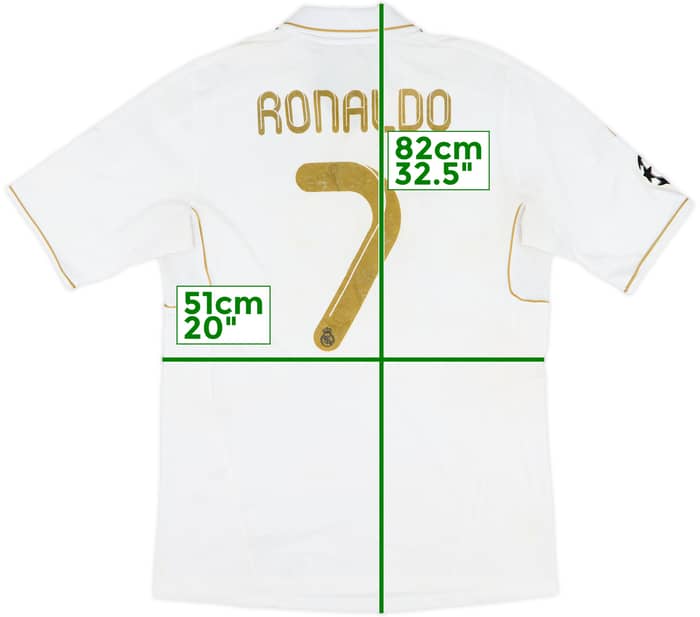 2011-12 Real Madrid Home Shirt Ronaldo #7 - 6/10 - (L)