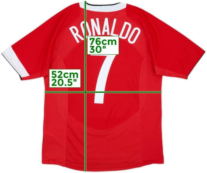 2004-06 Manchester United Home Shirt Ronaldo #7 - 8/10 - (S)