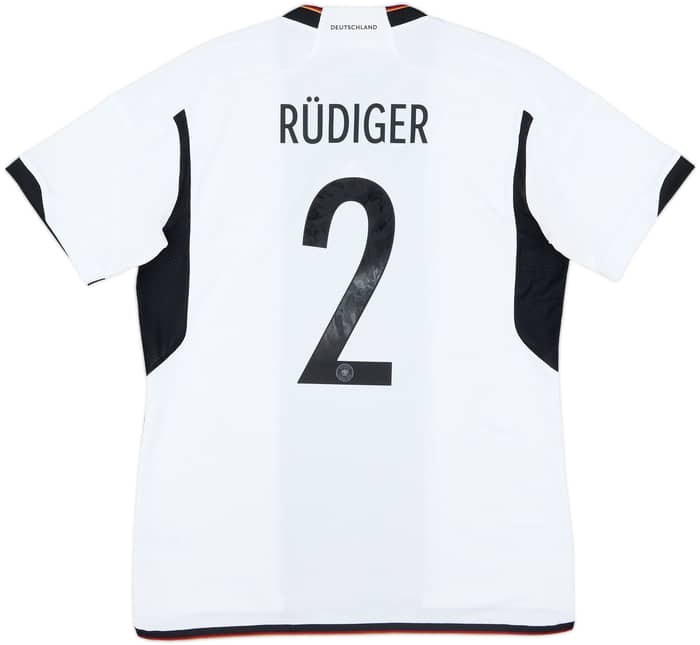 2022-23 Germany Home Shirt Rudiger #2 - 9/10 - (L)