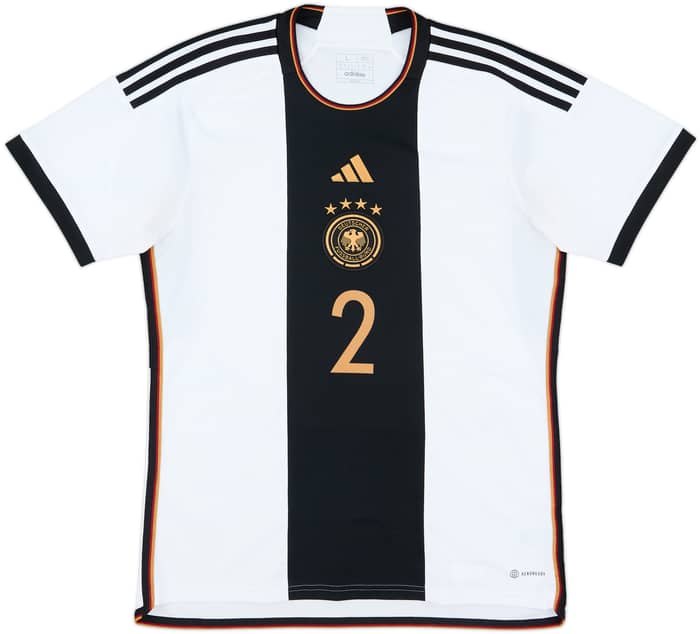 2022-23 Germany Home Shirt Rudiger #2 - 9/10 - (L)