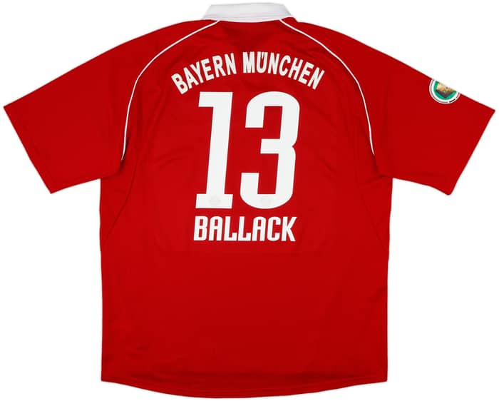 2005-06 Bayern Munich Home Shirt Ballack #13 - 8/10 - (XL)
