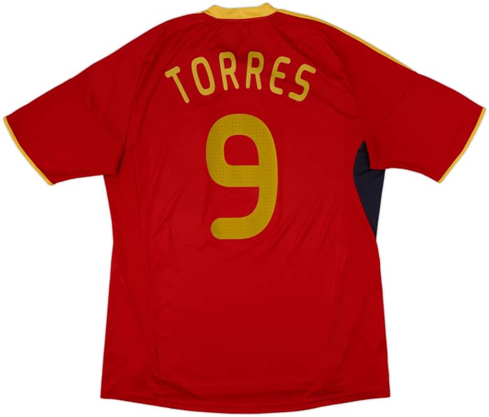 2009 Spain Home Shirt Torres #9 - 8/10 - (XL)