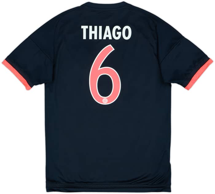 2015-16 Bayern Munich Third Shirt Thiago #6 - 8/10 - (M)