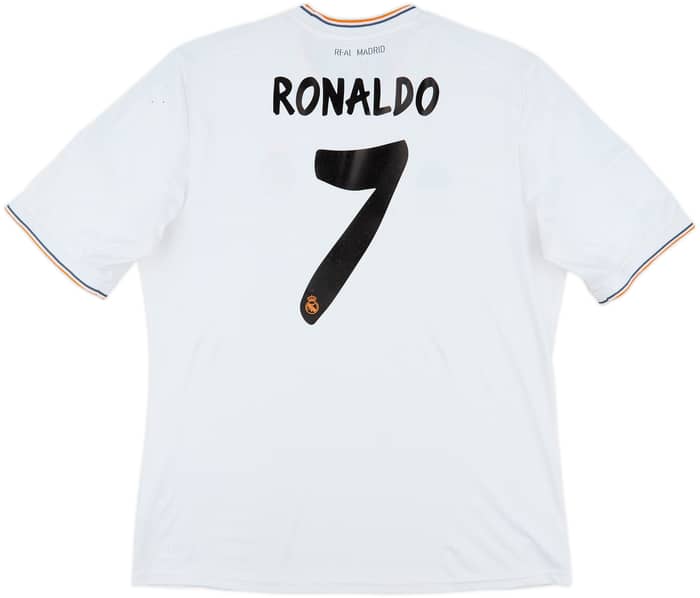 2013-14 Real Madrid Home Shirt Ronaldo #7 - 6/10 - (XL)