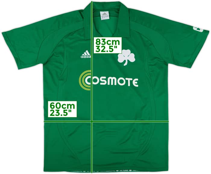 2008-09 Panathinaikos Home Shirt - 7/10 - (XL)