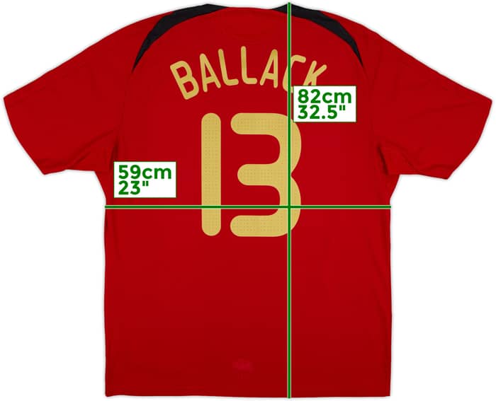 2008-09 Germany Away Shirt Ballack #13 - 8/10 - (3XL)