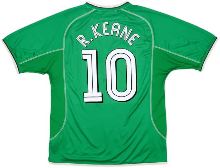 2001-03 Ireland Home Shirt R.Keane #10 - 6/10 - (L)