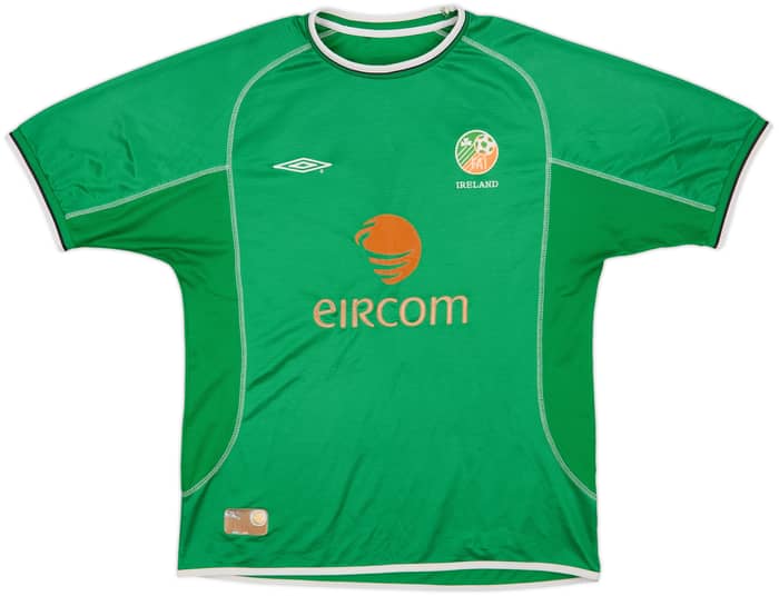 2001-03 Ireland Home Shirt R.Keane #10 - 6/10 - (L)