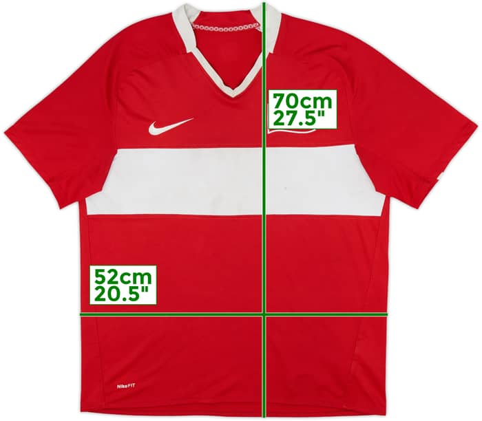 2008-10 Turkey Home Shirt - 4/10 - (M)