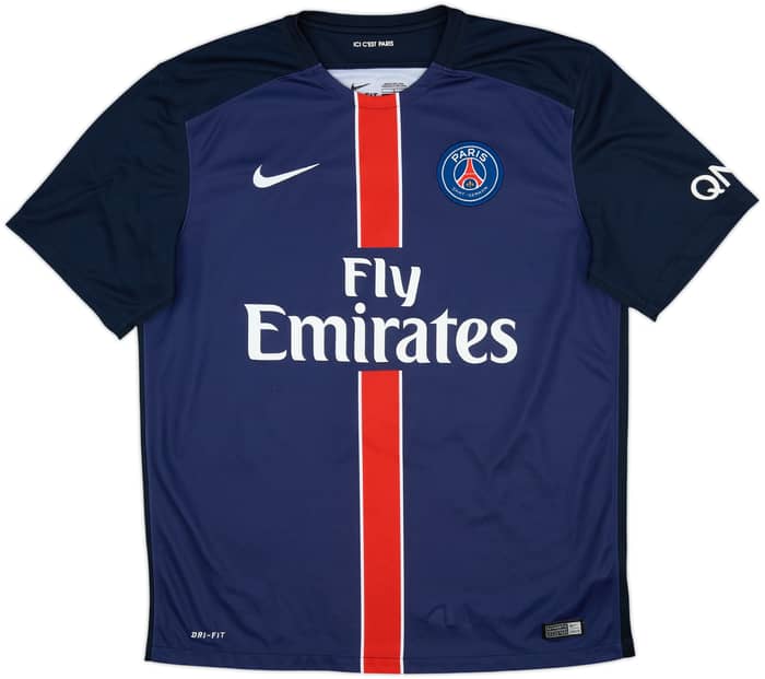 2015-16 Paris Saint-Germain Home Shirt Cavani #9 - 9/10 - (L)